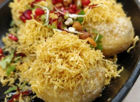 Brindhavan Vegetarian Restaurant Vennala dahi puri