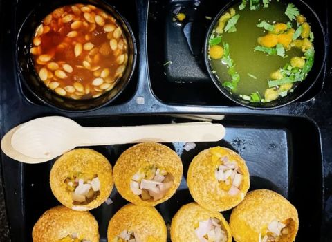 Brindhavan Vegetarian Restaurant Vennala pani puri