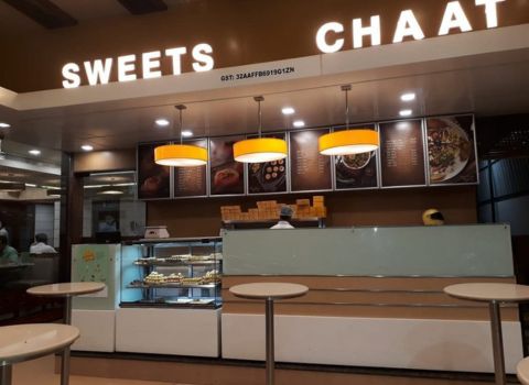 Brindhavan Vegetarian Restaurant Vennala sweet and chaat counter