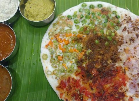 Brindhavan Vegetarian Restaurant Vennala uthappam breakfast food