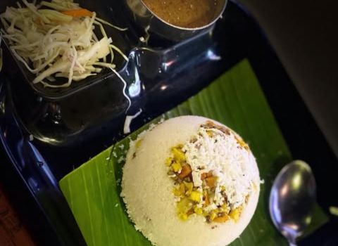 Dhe Puttu Edappally prawns puttu