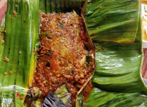 Ginger House Restaurant Fort Kochi fish polichathu