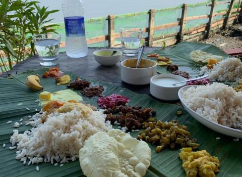 Ginger House Restaurant Fort Kochi traditional banana leaf kerala sadhya