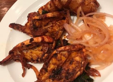 Kochi Kitchen Kochi Marriott Hotel try prawns masala