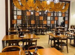 Kochi Kitchen Kochi Marriott Hotel stylish indoor seating view