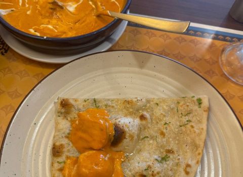 Rasoi Fort Kochi naan and butter chicken