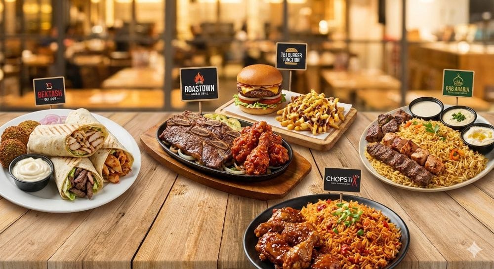 highest google reviews and strong local brands and their best dishes