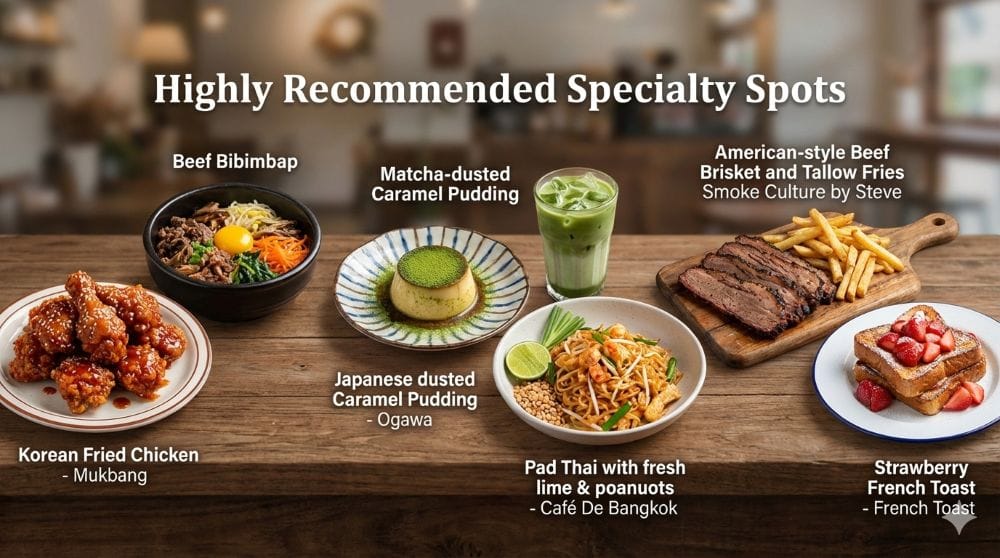 highly recommended food spots in kochi and their dishes