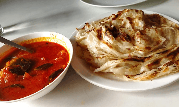 Hotel Sagar Kozhikode's delicious porotta and fish curry