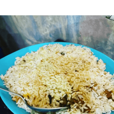 mutton biriyani from hotel rahmath kozhikode