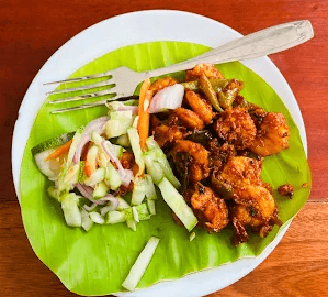 karthiyayini seafood restaurant prawns roast