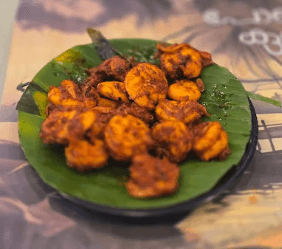 Ponjikkara Cozinha prawns roast