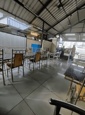 Arabikkadal Seafood Restaurant dinning area